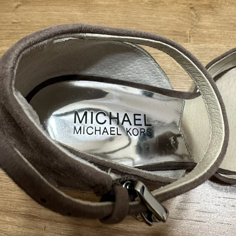 Michael Kors Georgia Suede‎ Ankle Strap Pump